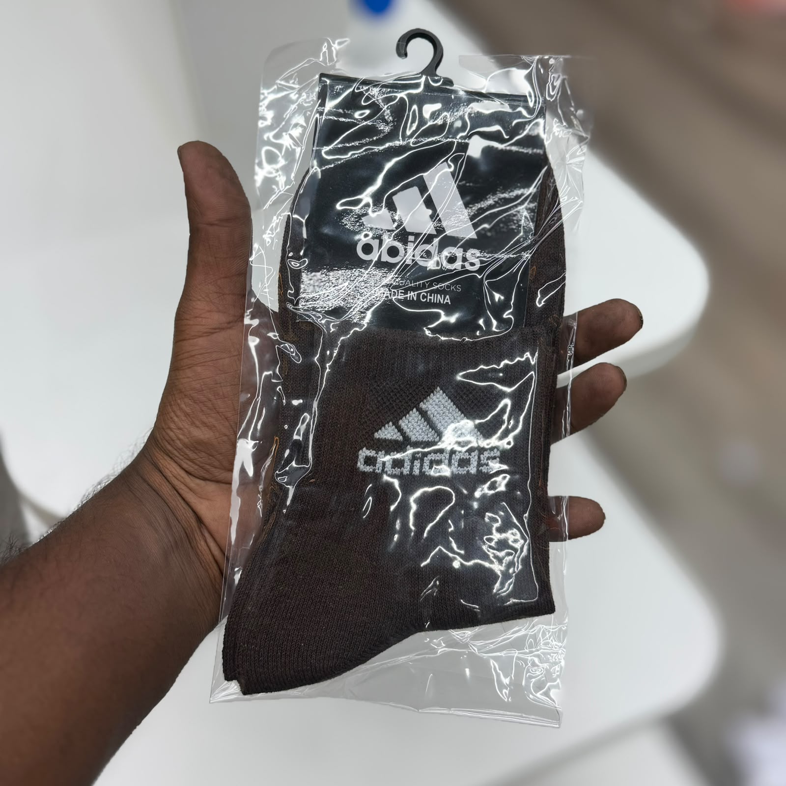 Adidas Socks Brown