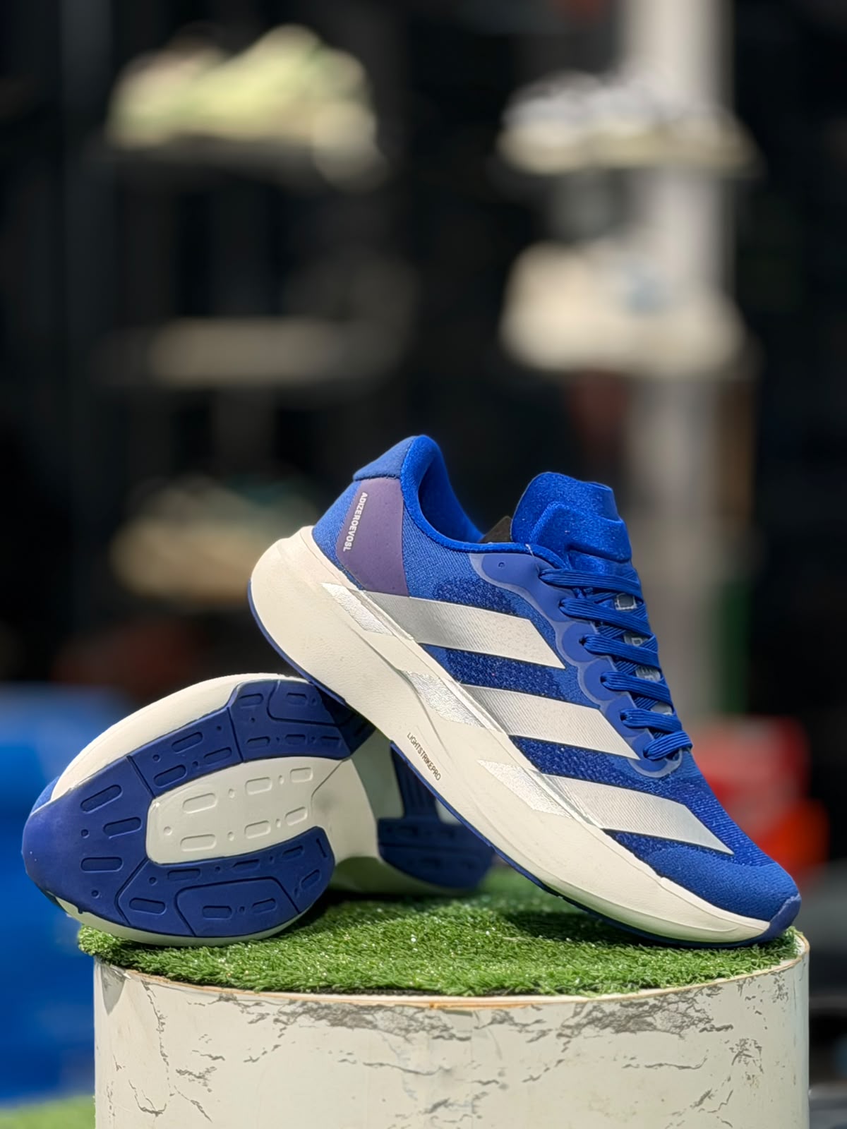 Adizero Evo SL Lucid Blue N Silver 
