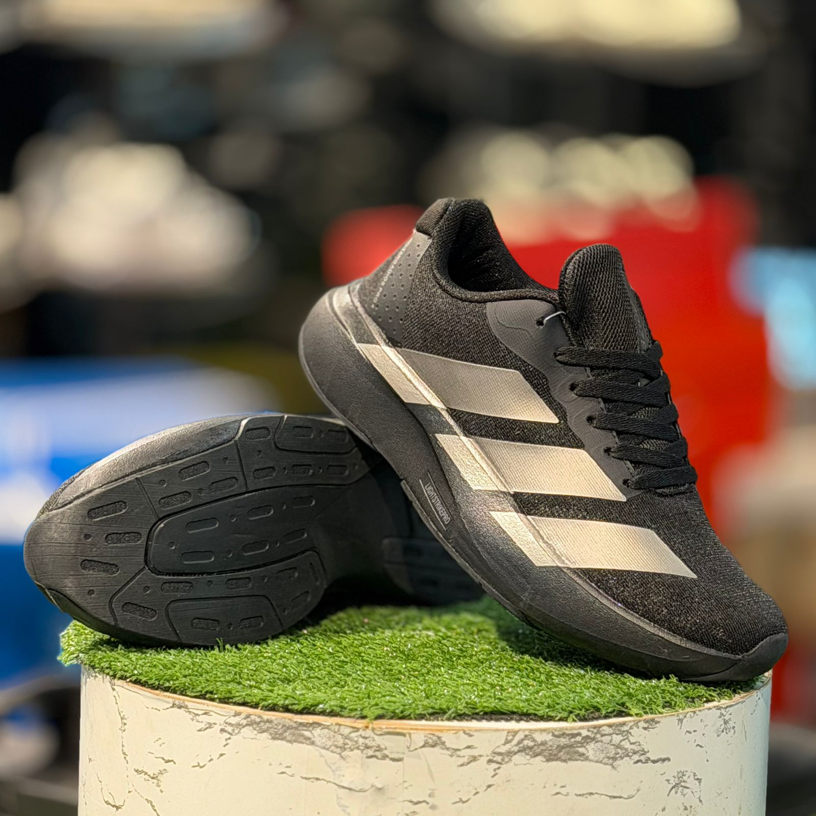 Adizero Evo SL Sleek Core Black N Metallic Silver