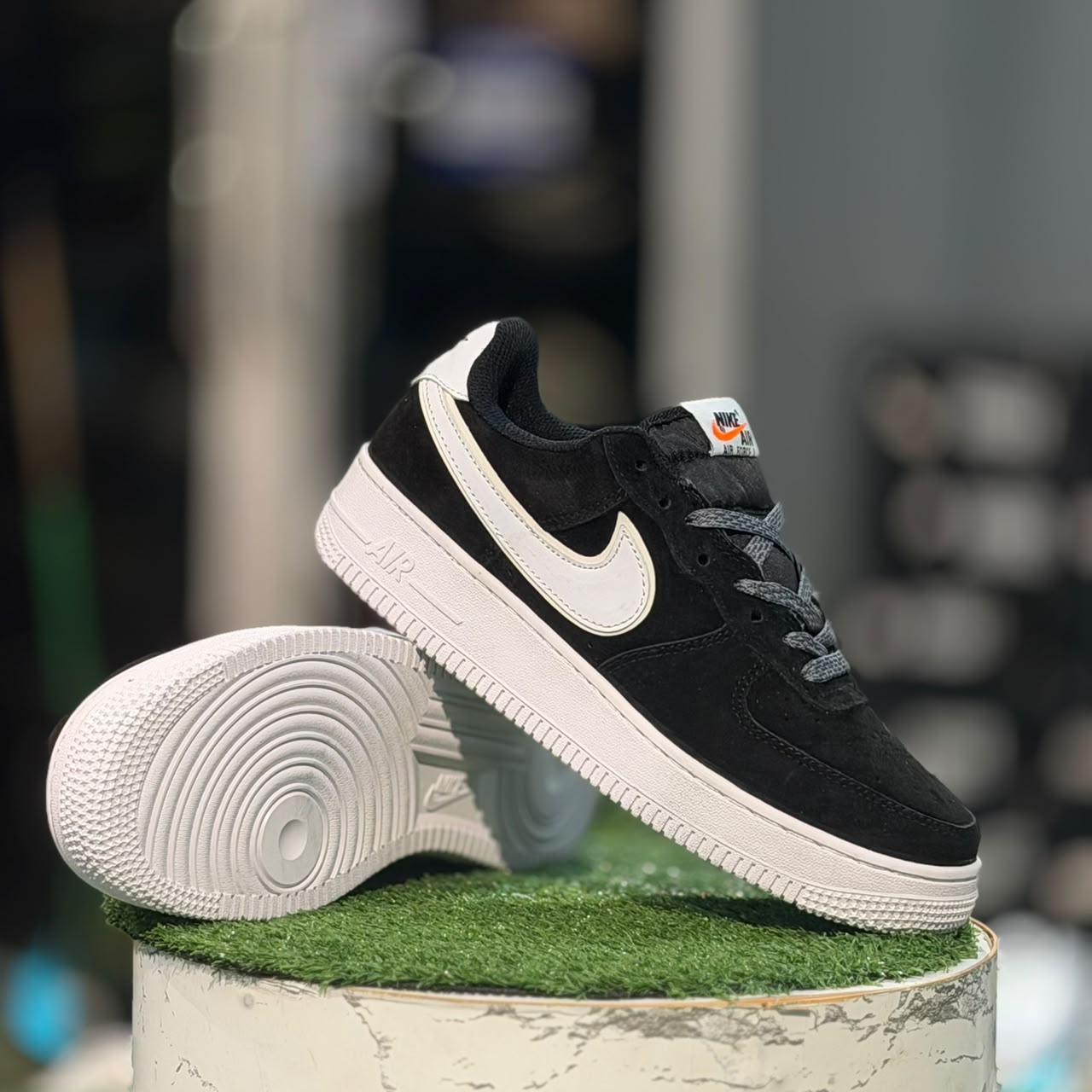 Air Force 1 (OG) Suede Black White