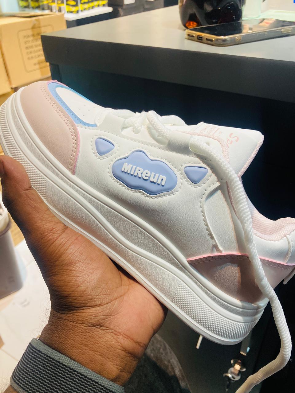 Mireun Fashion Chunky White & Pink