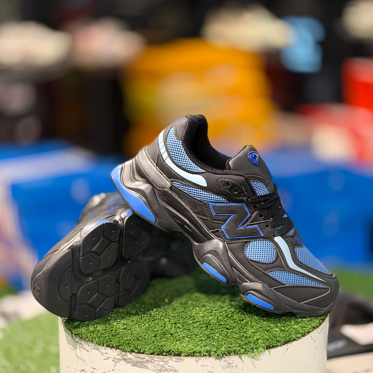 New Balance 9060 Black N Blue Colorway