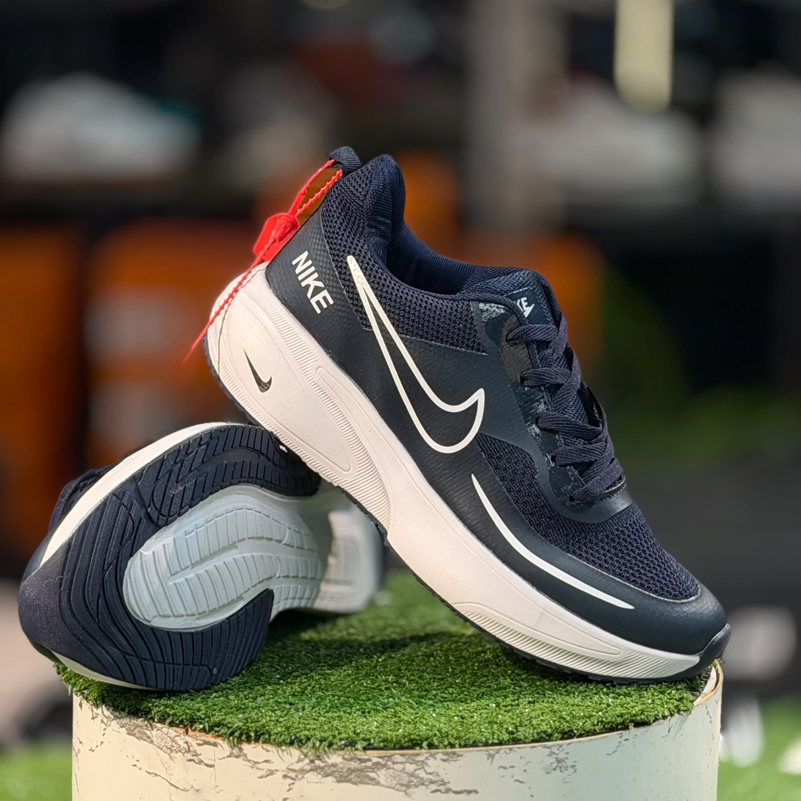 Nike Promina Navy Blue N White Running