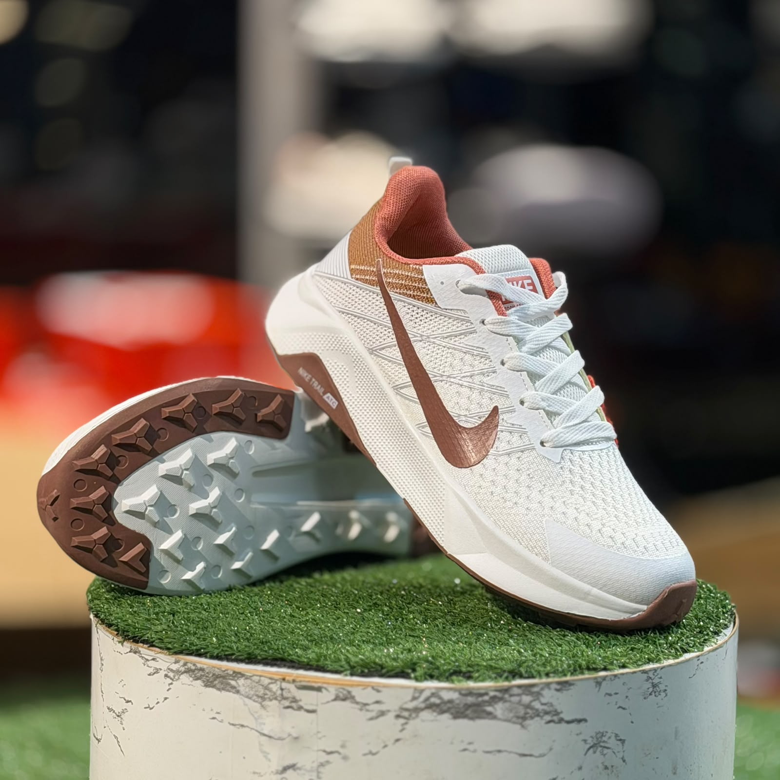 Nike ReactX Wildhorse 10 Silt Red N White Running
