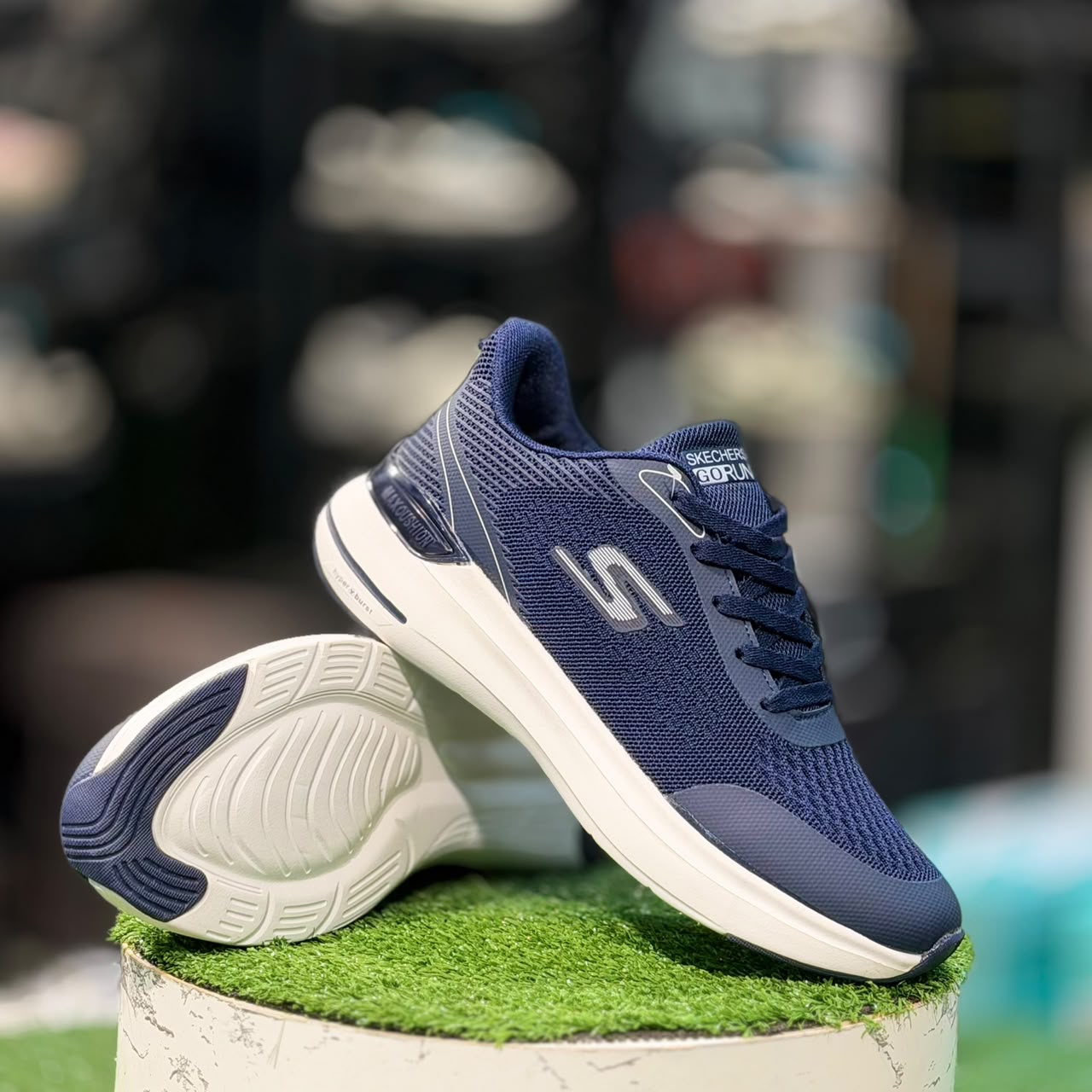 Sketchers Navy Blue Running
