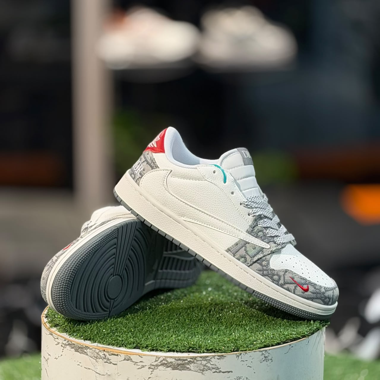 Travis Scott x Dior White N Gray