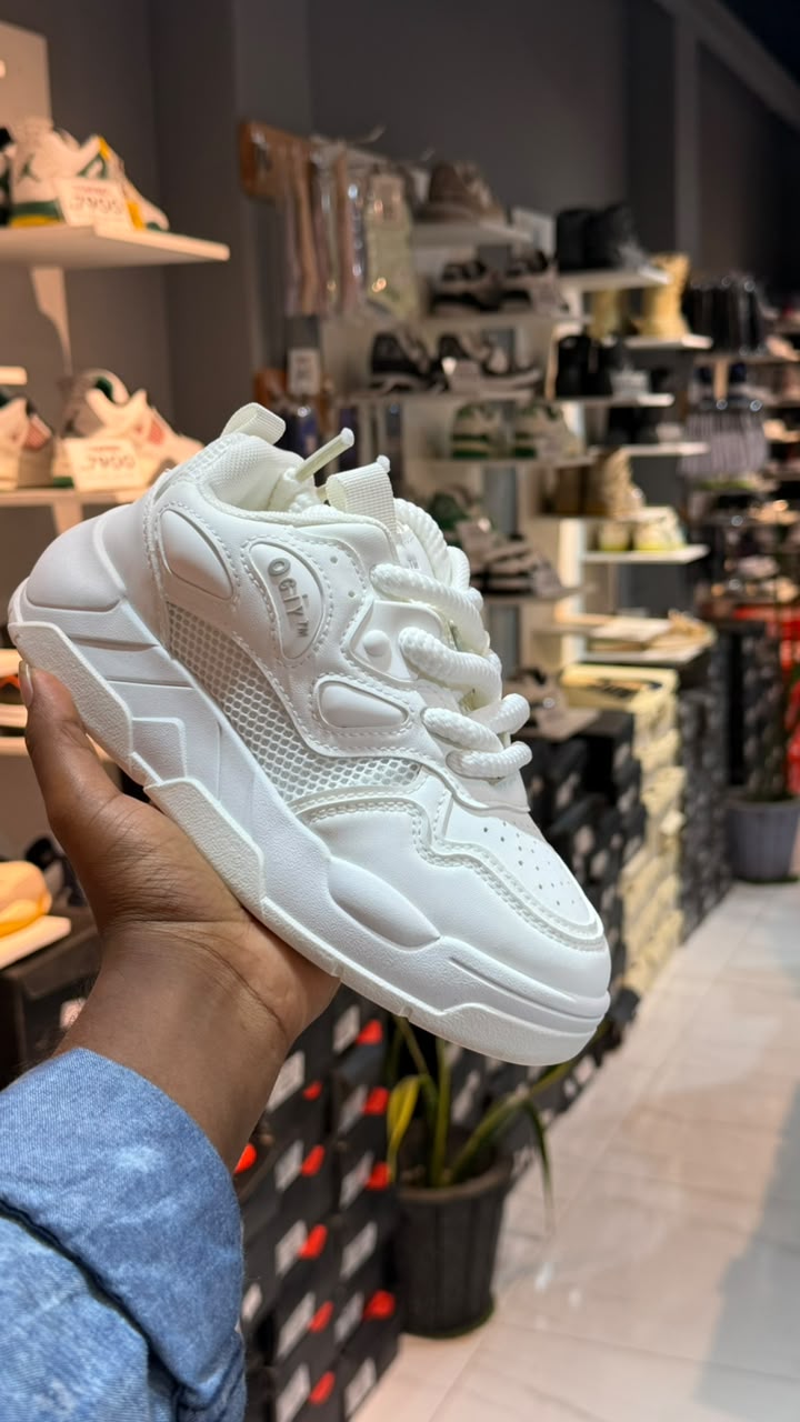  Fashion Chunky Ogiy Full White